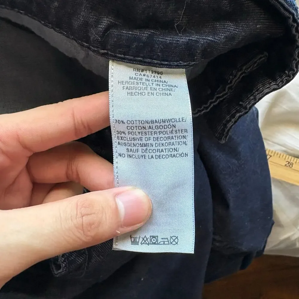 True Religion Ricky Relaxed Straight Corduroy Jeans Mens 46x32 Blue Streetwear